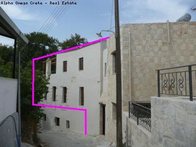 2 bed stone house with pool for sale in Armeni Crete